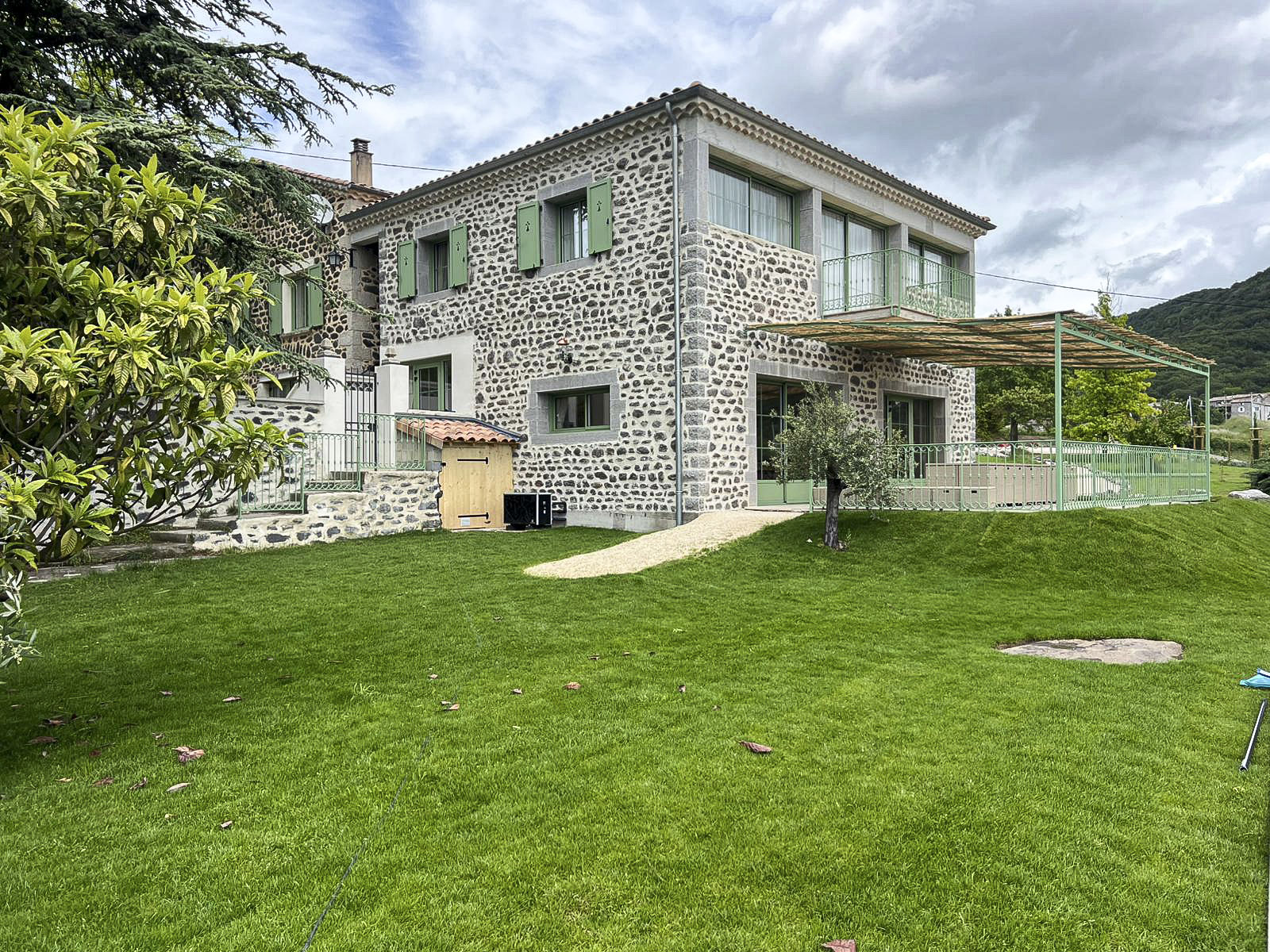Le Mas de Louise après rénovation, Ardèche